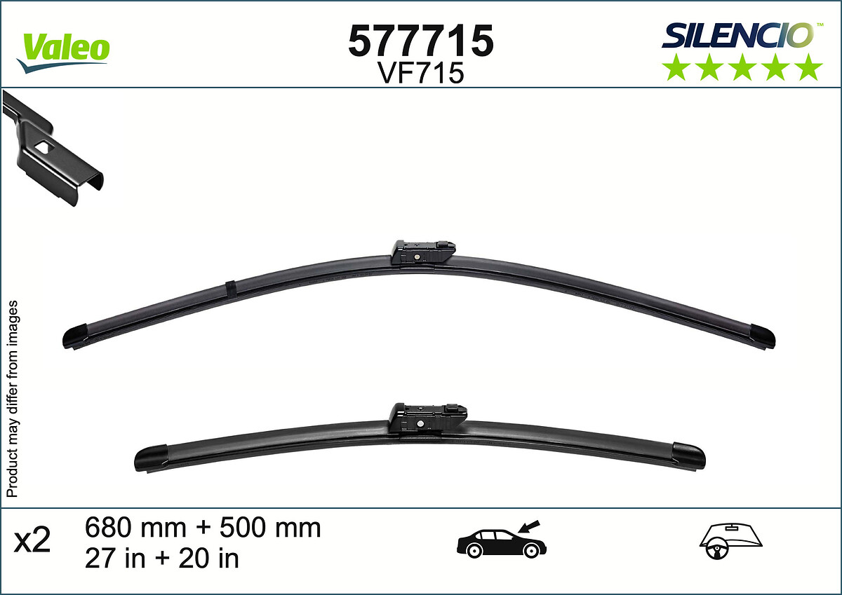 Balai d'essuie-glace (Essuie glace) VALEO  ref. 577715